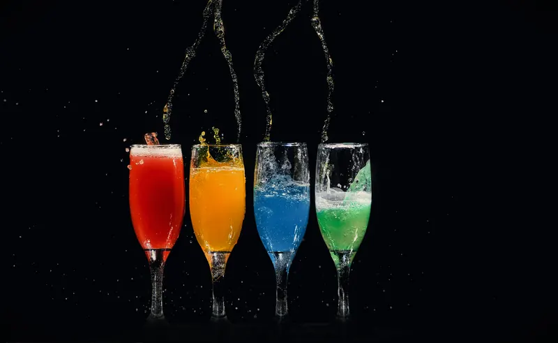 A splash of colour